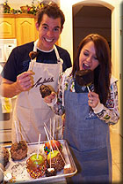 Making Carmel Apples